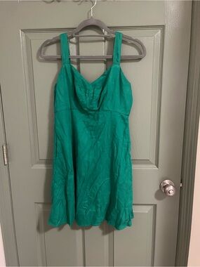 Old Navy Emerald Green Sundress with Adjustable Straps